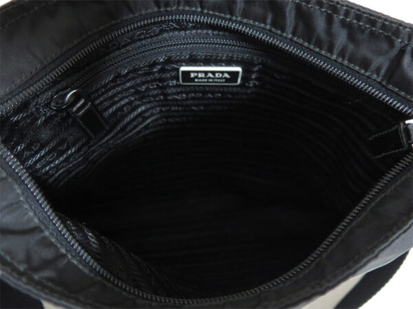 e53798g 3 Prada Crossbody Shoulder Bag Nylon Canvas Black