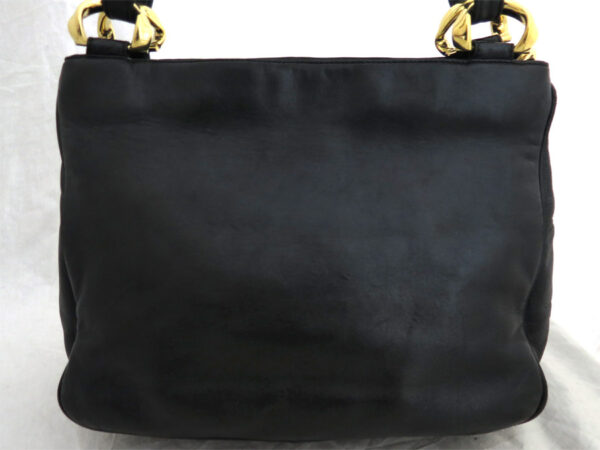 e53799a 2 Loewe Anagram Leather Shoulder Bag Black