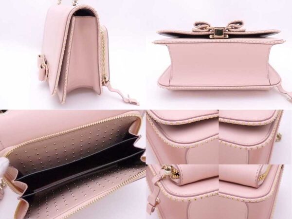 e53842a 4 Salvatore Ferragamo Rose Leather Crossbody Shoulder Bag Pink