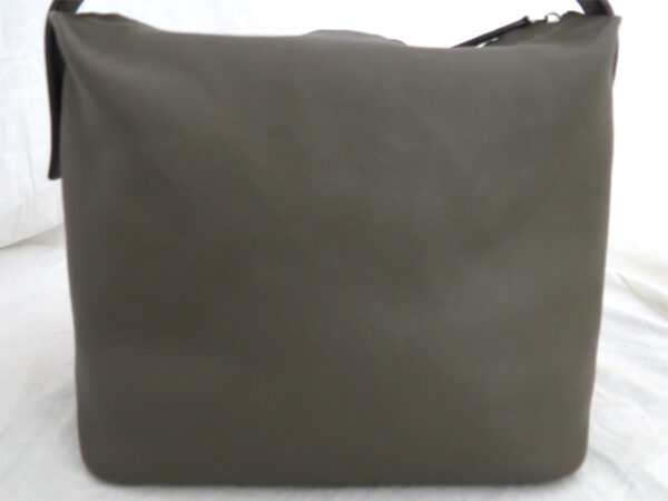 e54194a 2 Loewe Leather Shoulder Bag Khaki Gray