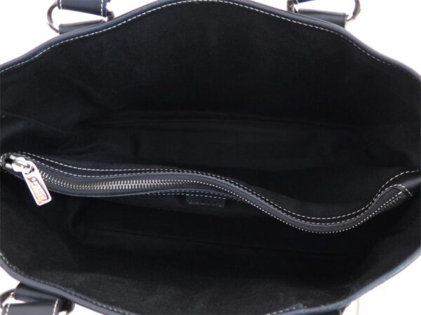 e54305f 3 Celine Macadam Boogie Handbag Canvas Leather Black