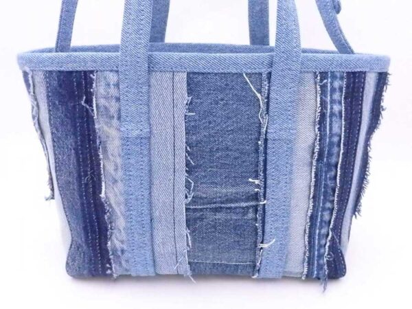 e54550a 2 Balenciaga Denim Crossbody Shoulder Bag Blue