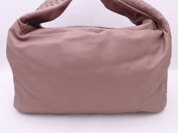 e54551f 1 Bottega Veneta Intrecciato Leather Shoulder Bag Pink Brown