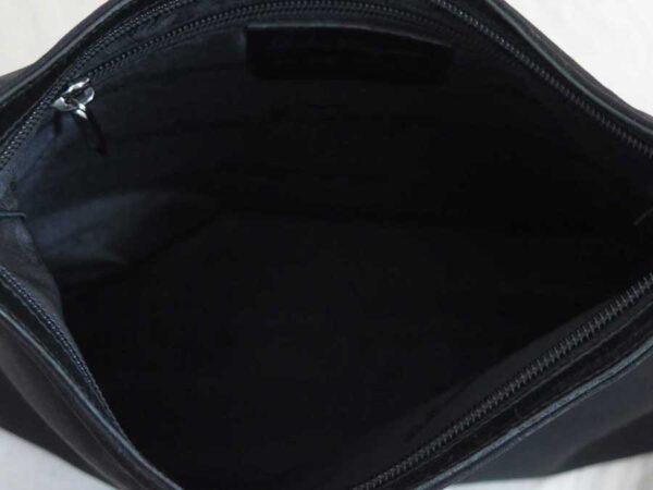 e54594a 3 Salvatore Ferragamo Canvas Shoulder Bag Black