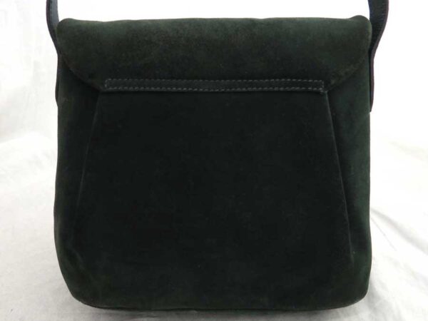 e54601a 2 Salvatore Ferragamo Suede Crossbody Bag Green