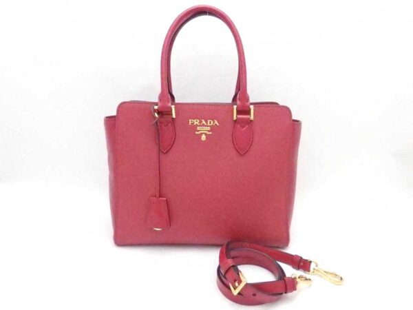 e54747a Prada Leather Shoulder Bag Red