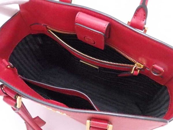 e54747a 3 Prada Leather Shoulder Bag Red