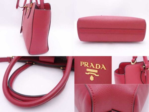 e54747a 4 Prada Leather Shoulder Bag Red