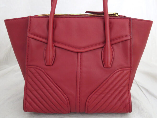 e54991a 2 Miu Miu 2Way Bag Shoulder Leather Red