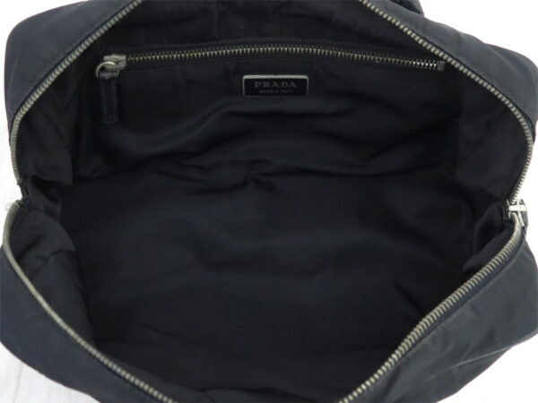 e54994a 3 Prada Handbag Nylon Leather Black