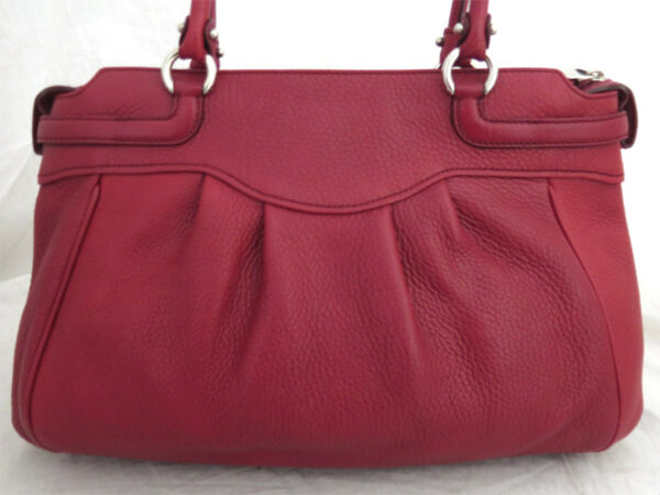 e55001i 2 Salvatore Ferragamo Leather Shoulder Bag Red