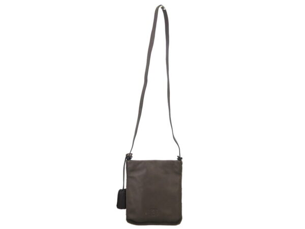 e55004a 1 Loewe Anagram Tassel Leather Crossbody Shoulder Bag Bronze