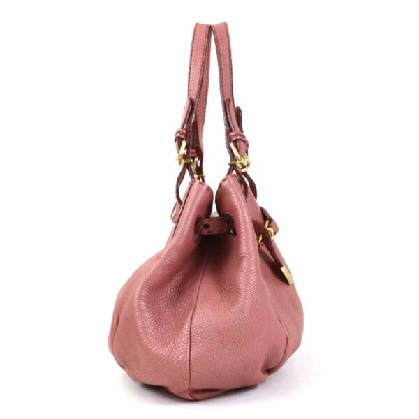 e55401a 1 Fendi Selleria Handbag Leather Mauve Pink