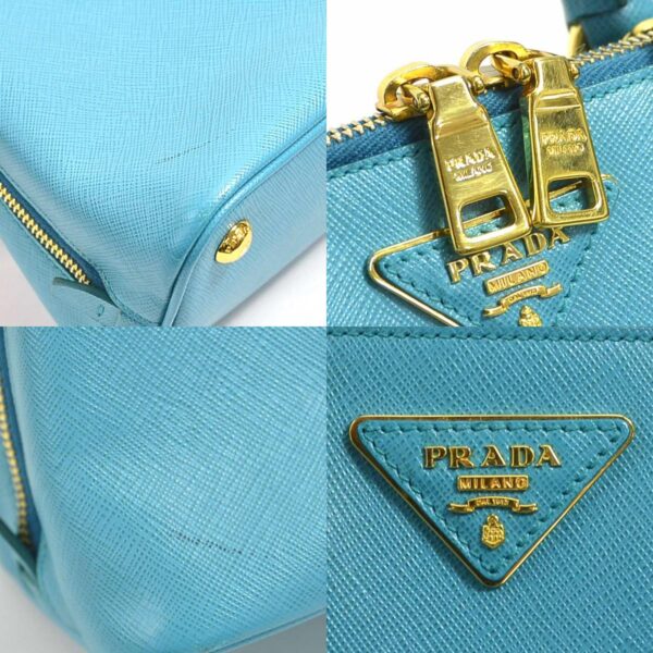 e55557i 6 c Prada Handbag Leather Blue