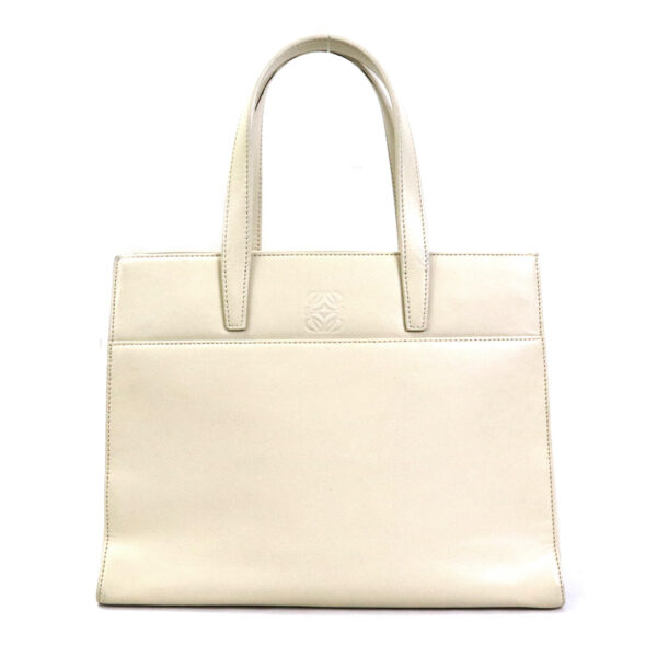 e55598a Loewe Anagram Leather Handbag Off White