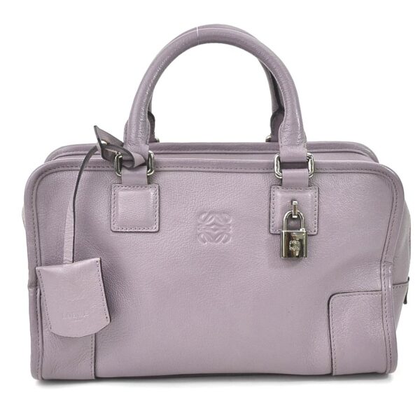 e55711a Loewe Amazona Leather Handbag Purple