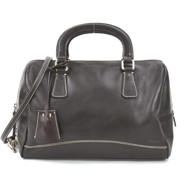 e55752a Prada Shoulder Bag Leather Brown