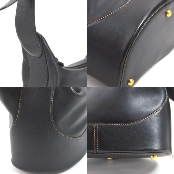 e55812g 5 c Loewe Leather Shoulder Bag Black