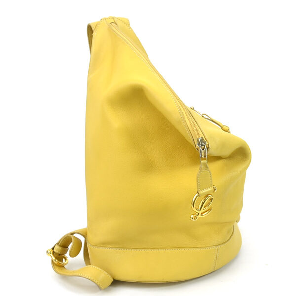 e55931a 1 Loewe Leather Backpack Yellow