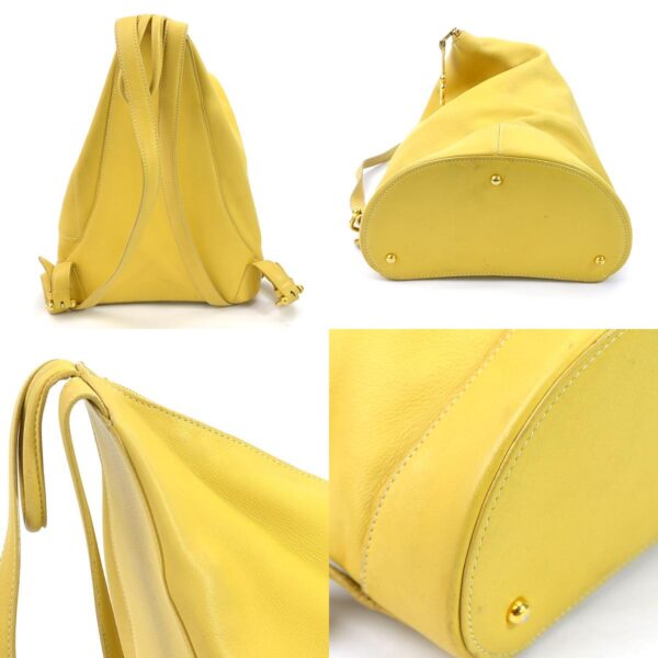 e55931a 2 c Loewe Leather Backpack Yellow