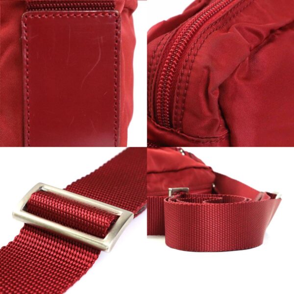 e55964j 6 c Prada Crossbody Shoulder Bag Nylon Red