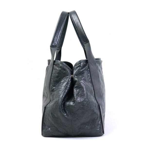 e56351i 1 Balenciaga Leather Tote Bag Gray