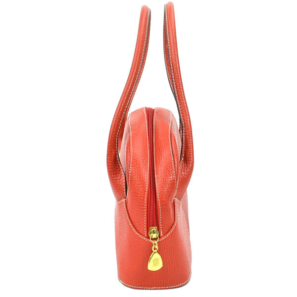 e56531a 1 Loewe Leather Handbag Red