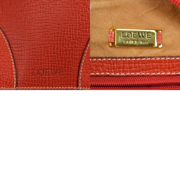 e56531a 10 c Loewe Leather Handbag Red