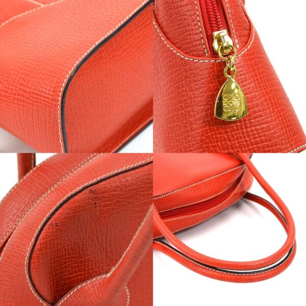 e56531a 6 c Loewe Leather Handbag Red