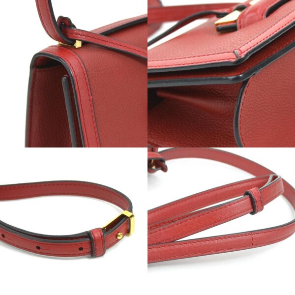 e56742a 5 c Loewe Barcelona Leather Crossbody Shoulder Bag Red