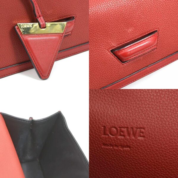 e56742a 9 c Loewe Barcelona Leather Crossbody Shoulder Bag Red