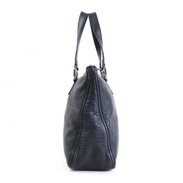 e56803a 1 Fendi Tote Bag Handbag Leather Black