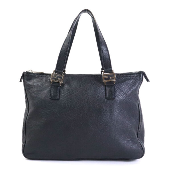 e56803a Fendi Tote Bag Handbag Leather Black