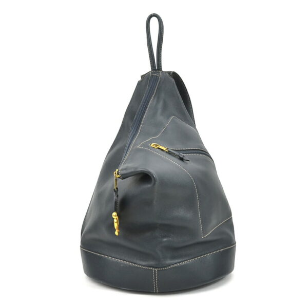 e56982a Loewe Leather Backpack Blue