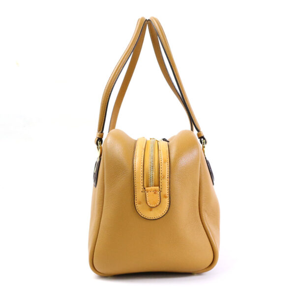 e57135a 1 Loewe Anagram Leather Shoulder Bag Mustard