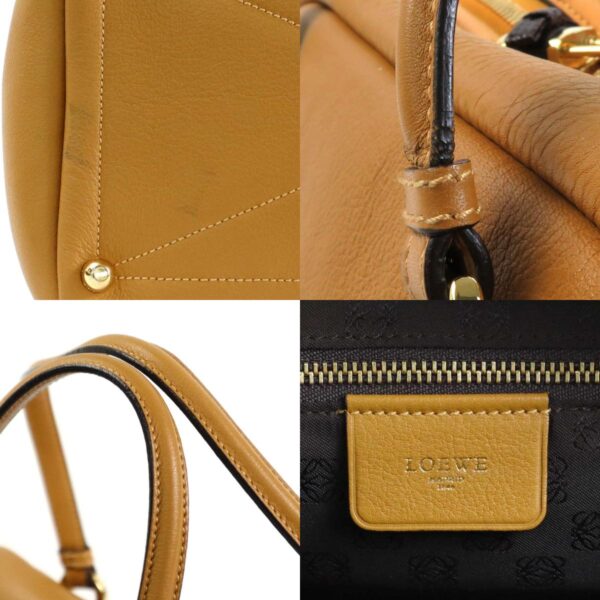 e57135a 6 c Loewe Anagram Leather Shoulder Bag Mustard