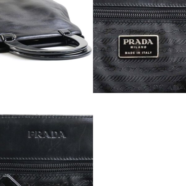 e57312a 10 c Prada Leather Handbag Black