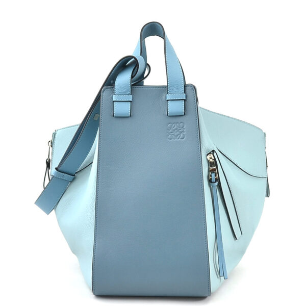 e57434a Loewe Hammock Leather Handbag Shoulder Bag Blue