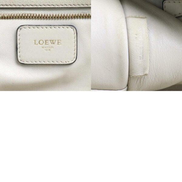 e57557a 13 c Loewe Amazona Leather Handbag Greige