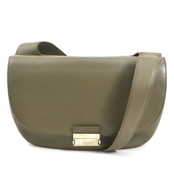 e57587a Loewe Shoulder Bag Leather Khaki Gray