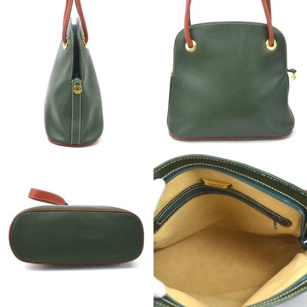 e57615a 1 c Loewe Shoulder Bag Leather Green Red Brown