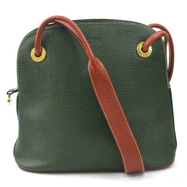 e57615a Loewe Shoulder Bag Leather Green Red Brown