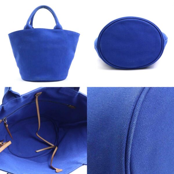 e57678g 2 c Prada Canvas Shoulder Bag Blue