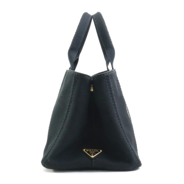 e57767i 1 Prada Canvas Tote Bag Black