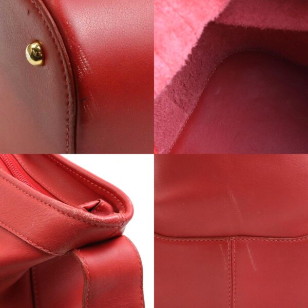 e57769a 5 c Loewe Anagram Leather Shoulder Bag Red