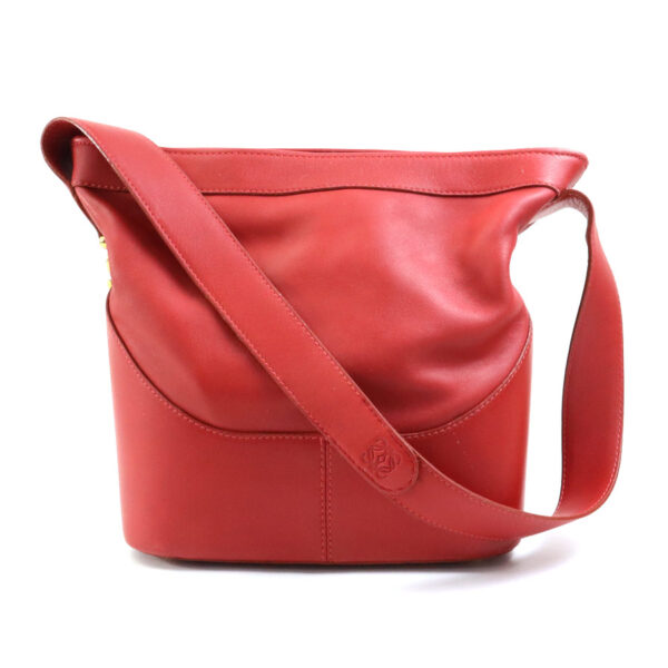 e57769a Loewe Anagram Leather Shoulder Bag Red