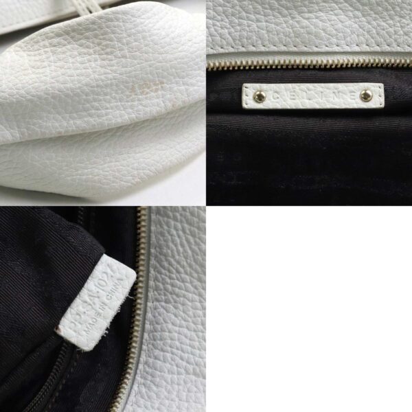 e57792a 10 c Celine Handbag Leather Bittersweet White