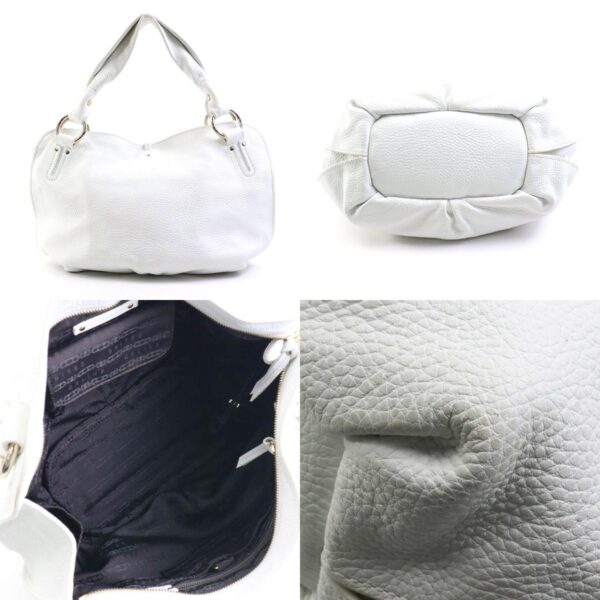 e57792a 2 c Celine Handbag Leather Bittersweet White