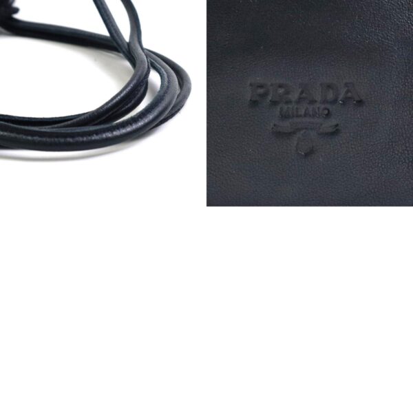 e57793a 10 c Prada Leather Handbag Black Navy