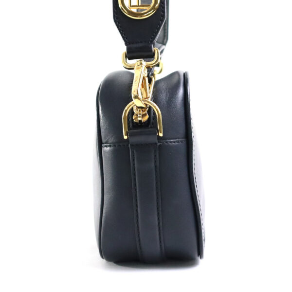 e57800a 1 Fendi Cam Camera Crossbody Shoulder Bag Leather Black